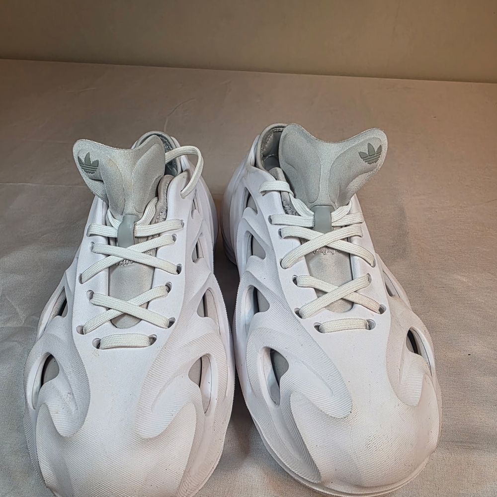 Size 4 - Adidas adiFOM Q Cloud White Grey
